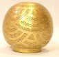 Preview: 18-0 Kugel ca. 15 x 15 cm Muschel Gold matt