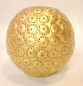 Preview: 18-0 Kugel ca. 15 x 15 cm Samak kreise Gold matt