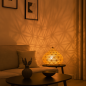 Preview: 15 - 2 Domkuppel  Blume Gold matt