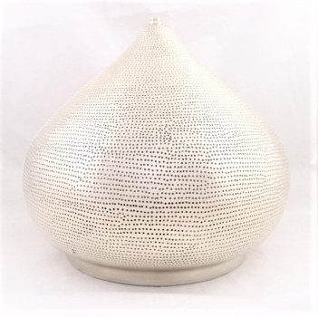 15 - 4 Domkuppel ca.35 x 35 Gelocht Silber