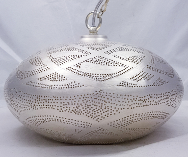 65 - 1 Ufo 35 cm filigran Silber