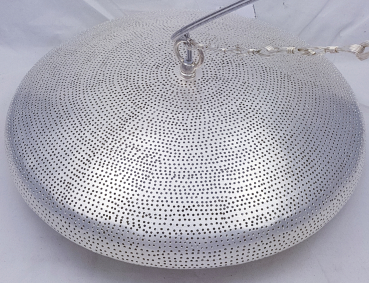 65 - 1 Ufo 35 cm gelocht Silber