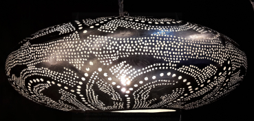 65 - 3 Ufo 65 cm filigran modern silber