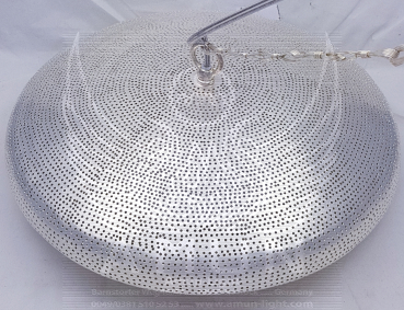 65 - 3 Ufo 65 cm gelocht Silber