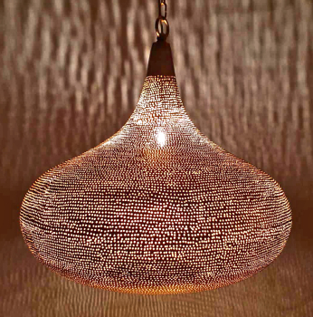 65 - 2 Ufo bzer 45 cm gelocht Gold Matt