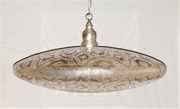 65 - 3 Ufo 65 cm filigran Silber