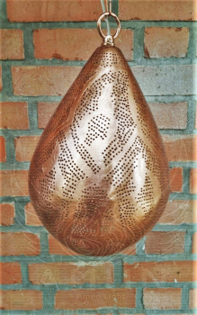 71 - 1 Tropfen S  ca. 25 x 20 cm filigran Kupfer