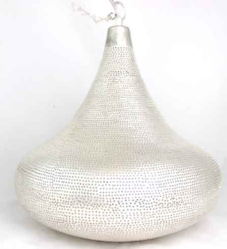 65 - 2 Ufo bzer 45 cm gelocht Silber