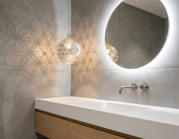 Blume des Lebens Bad