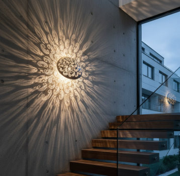 06-1 Teller paisly  50 cm Silber