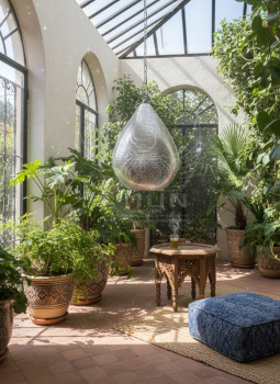 71 - 1 Tropfen S  ca. 25 x 20 cm gelocht Silber