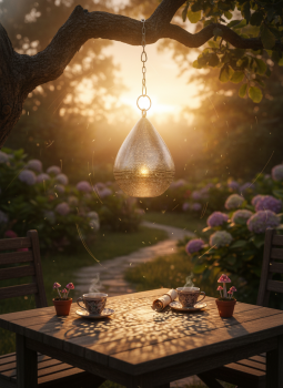 71 - 1 Tropfen S  ca. 25 x 20 cm gelocht Silber