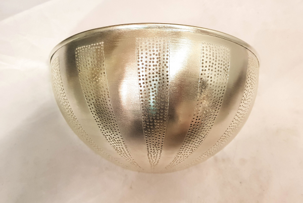 10 Wandleuchte Senk Silber