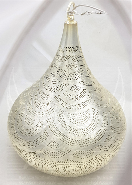 65 - 1 Ufo bzer 36 cm Muschel Silber