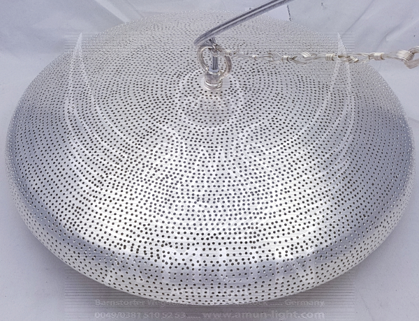 65 - 3 Ufo 65 cm gelocht Silber
