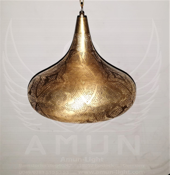 65 - 2 Ufo bzer 45 cm filigran Gold Matt