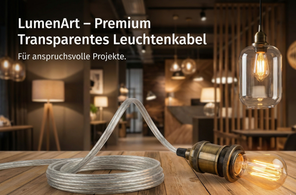 klarsichtiges Kabel 50 cm