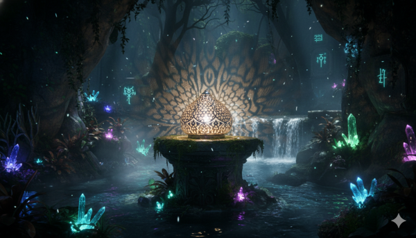 15 - 3 Domkuppel  Lux filigran Gold