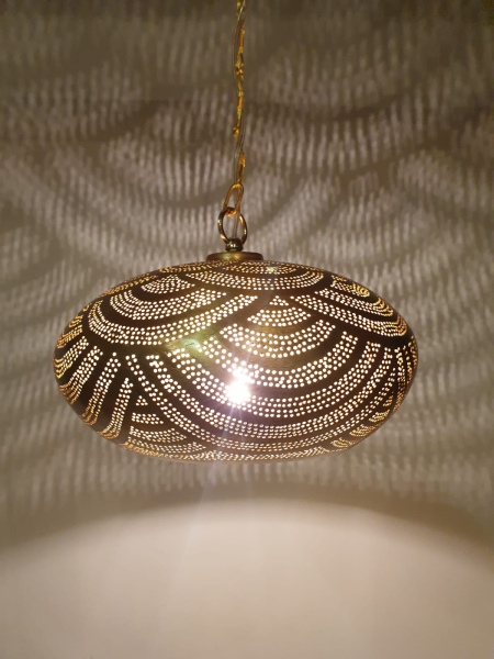 65 - 0 Ufo 30 cm Muschel Silber