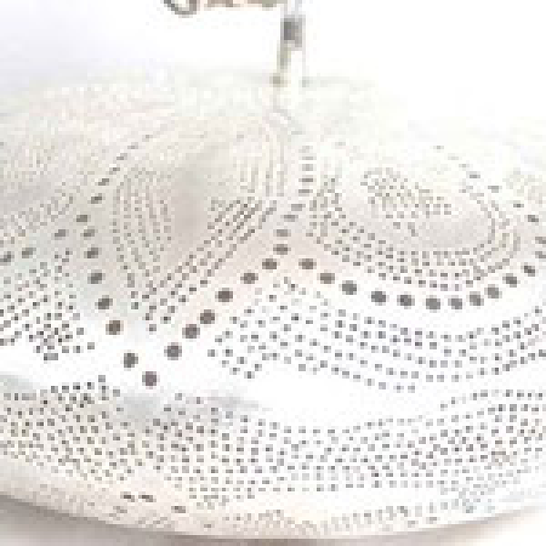 65 - 1 Ufo 35 cm filigran modern Silber