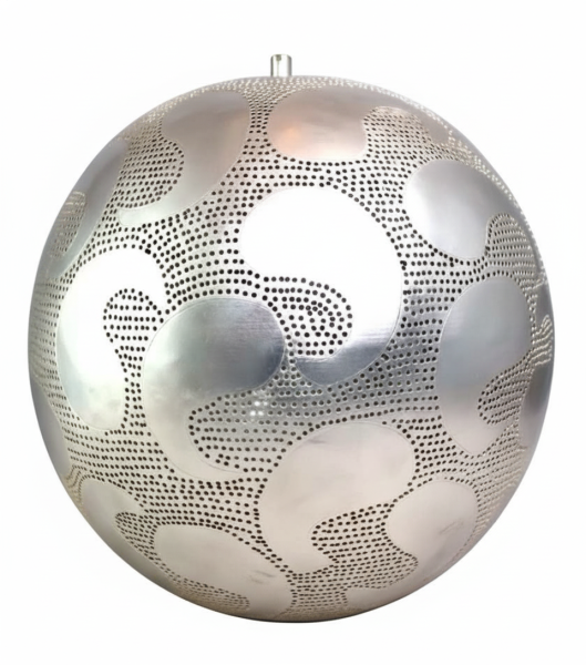 66 - 1 Kugel Paisly Silber