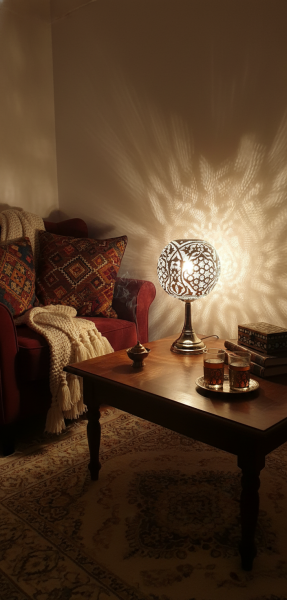 26 Kugel ca. 20 cm mit Fuß Messing versilbert