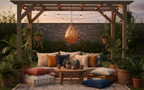 71 - 1 Tropfen S  ca. 25 x 20 cm filigran Kupfer