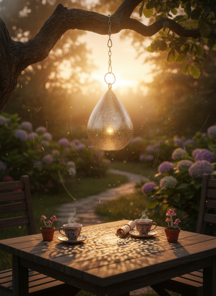 71 - 1 Tropfen S  ca. 25 x 20 cm gelocht Silber