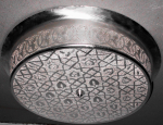 08 Deckenleuchte filigran Silber 50cm