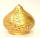 15 - 0 Domkuppel 15 x 15 cm gelocht Gold matt