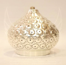 15 - 0 Domkuppel 15 x 15 cm Samak Kreise Silber
