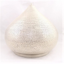 15 - 4 Domkuppel ca.35 x 35 Gelocht Silber